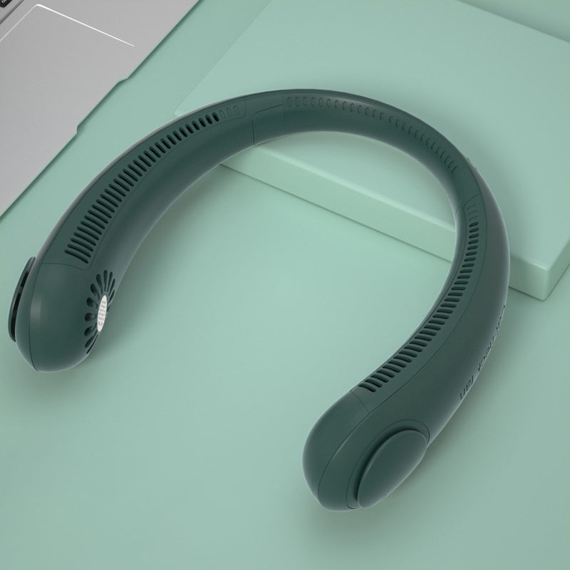 Draagbare Bladloze Nekventilator – USB Oplaadbaar – Fluisterstil & Ergonomisch Ontwerp