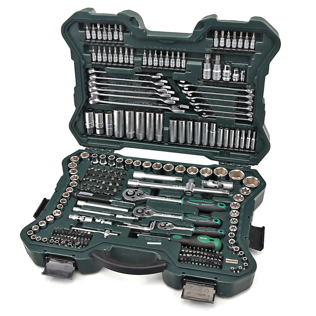 Coffret à Douilles Mannesmann 215 Pièces – Qualité Professionnelle Allemande