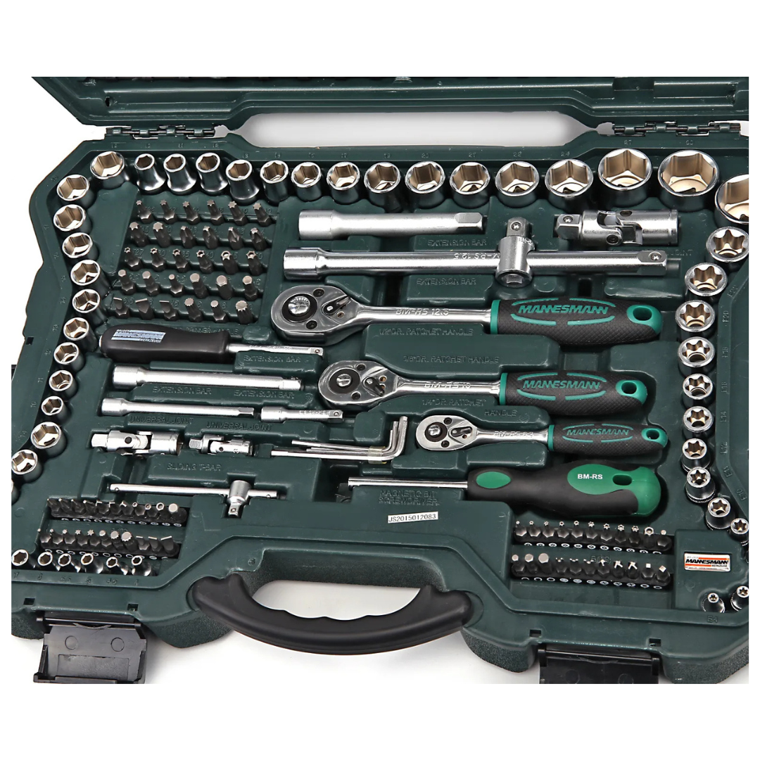 Coffret à Douilles Mannesmann 215 Pièces – Qualité Professionnelle Allemande