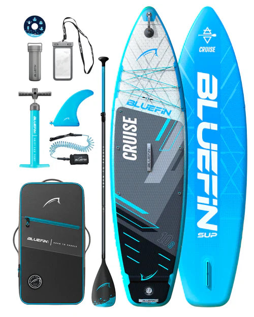 Bluefin Cruise Allrounder 10’8" – Opblaasbaar SUP Board met Complete Accessoireset