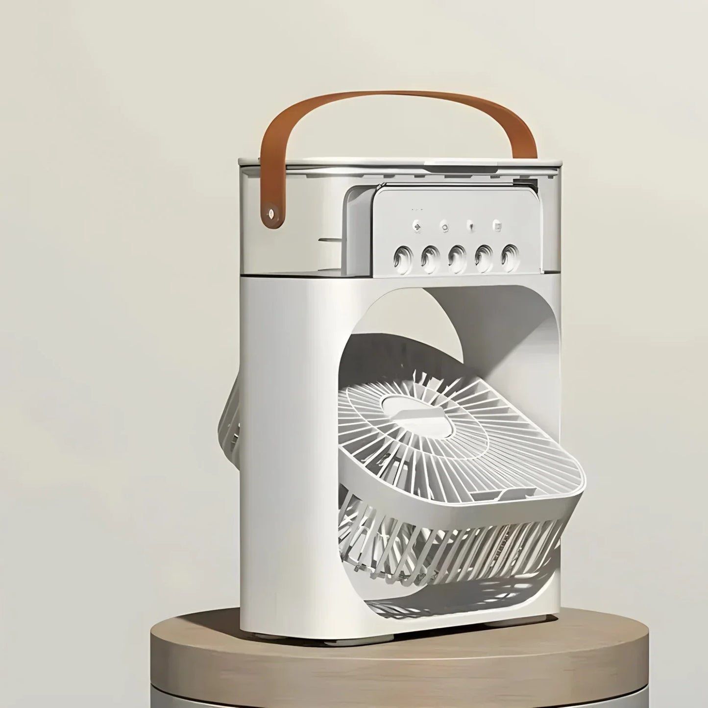Venti 3-in-1 Mobiele Airco – Ventilator, Luchtbevochtiger en LED Sfeerverlichting