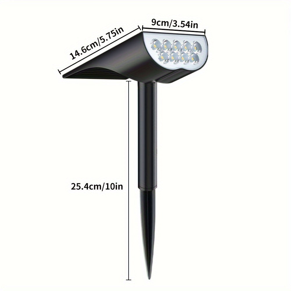 9 LED Solar Tuinverlichting – Energiebesparend & Waterdicht – Duurzame Buitenverlichting op Zonne-energie