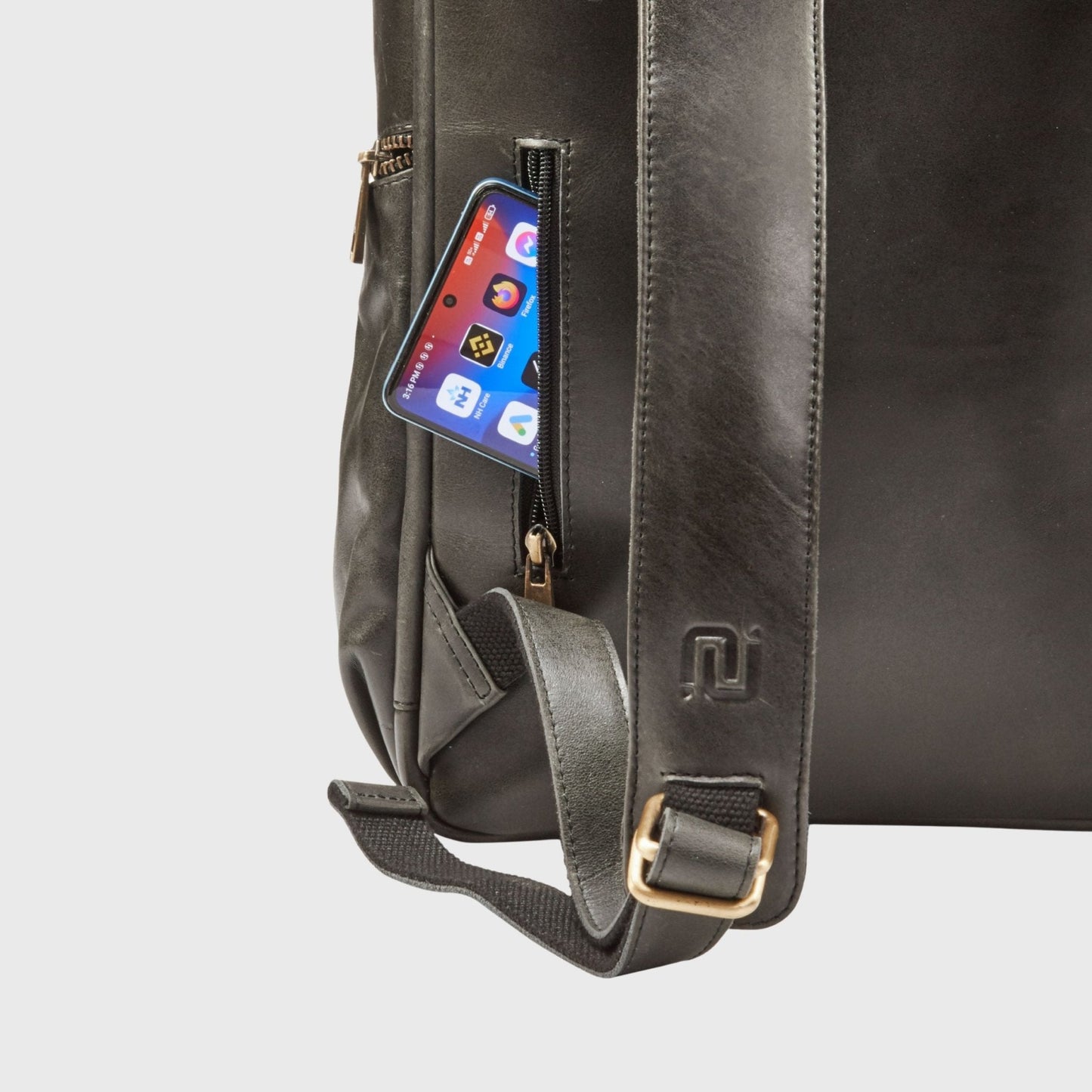 Alpha Travel Rugzak Zwart – Heren Rugzak met Laptopvak – Waterdicht en Stijlvol