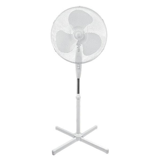 Sunbeam Staande Ventilator 16” – Oscillerend – Wit – 3 Snelheden – 40W