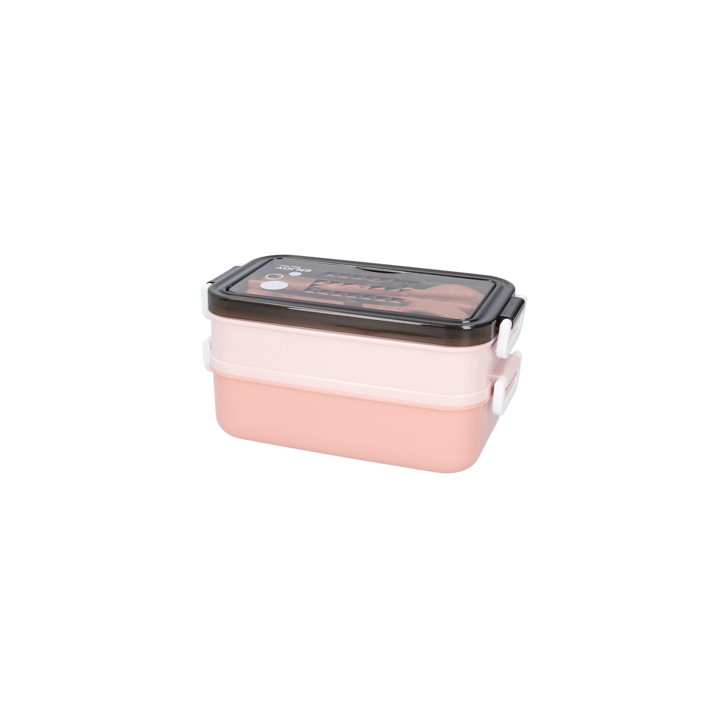 Luxe Lunchbox met Soepkom – Bento Lunchbox met Vakjes, Bestek en Luchtdichte Deksel – Roze, BPA-vrij en Lekvrij