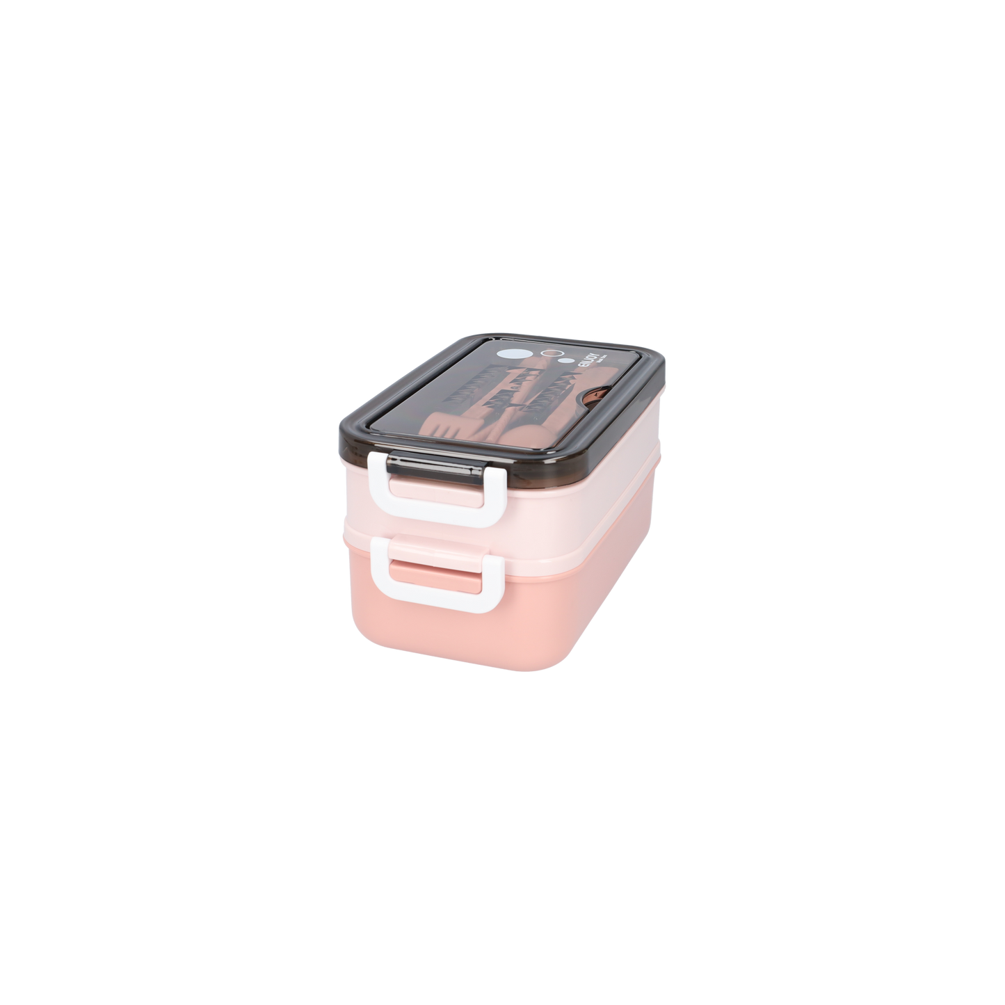 Luxe Lunchbox met Soepkom – Bento Lunchbox met Vakjes, Bestek en Luchtdichte Deksel – Roze, BPA-vrij en Lekvrij