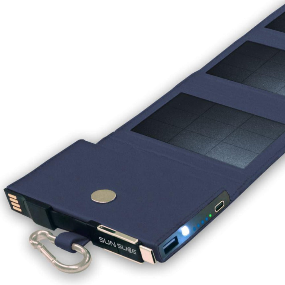 Ultra-Compacte Draagbare Zonne-Energie Powerbank – Opvouwbaar, Lichtgewicht en Universeel Opladen