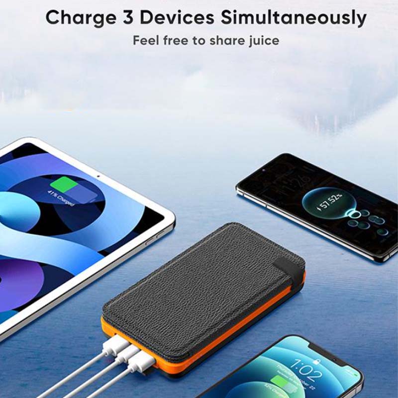 Opvouwbare Draagbare Zonne-Energie Powerbank – Waterdicht, Dubbele USB, Quick Charge, Zaklamp