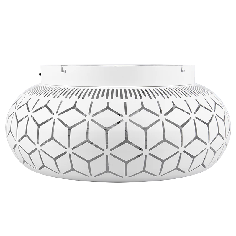 Plafondventilator Elynn met Lamp – Mat Zwart – Dimbaar LED – Plafondlamp Ventilator voor Koud & Warm Licht