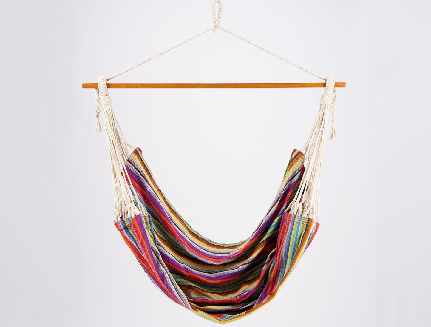 Hangstoel Oaxaca – Groot Formaat – 100% Katoen – Kleurrijk en Comfortabel