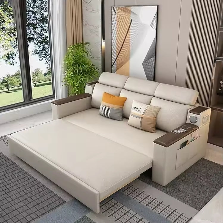 Canapé-lit pliant moderne multifonction en tissu – Confort, gain d’espace et design élégant