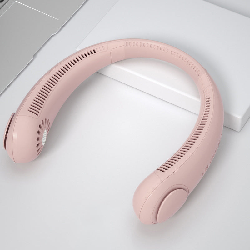 Draagbare Bladloze Nekventilator – USB Oplaadbaar – Fluisterstil & Ergonomisch Ontwerp