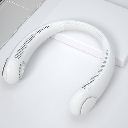 Draagbare Bladloze Nekventilator – USB Oplaadbaar – Fluisterstil & Ergonomisch Ontwerp