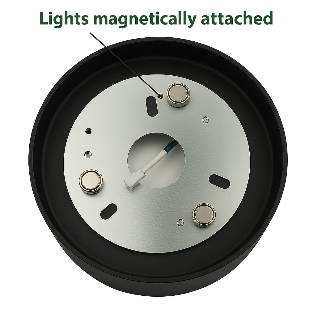 LED Plafondventilator met Lamp – 18W – Zwart/Hout – Dimbaar – 3 CCT – Met Afstandsbediening