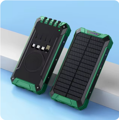 HelioPack Vouwbare Solar Powerbank 30.000mAh – Snelladen, Waterdicht, Outdoor Reizen