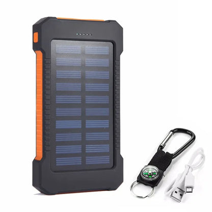 HelioPack Vouwbare Solar Powerbank 30.000mAh – Snelladen, Waterdicht, Outdoor Reizen