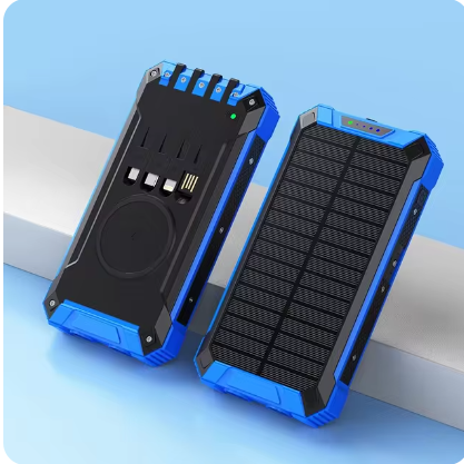 HelioPack Vouwbare Solar Powerbank 30.000mAh – Snelladen, Waterdicht, Outdoor Reizen