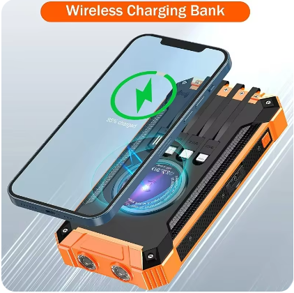 HelioPack Vouwbare Solar Powerbank 30.000mAh – Snelladen, Waterdicht, Outdoor Reizen