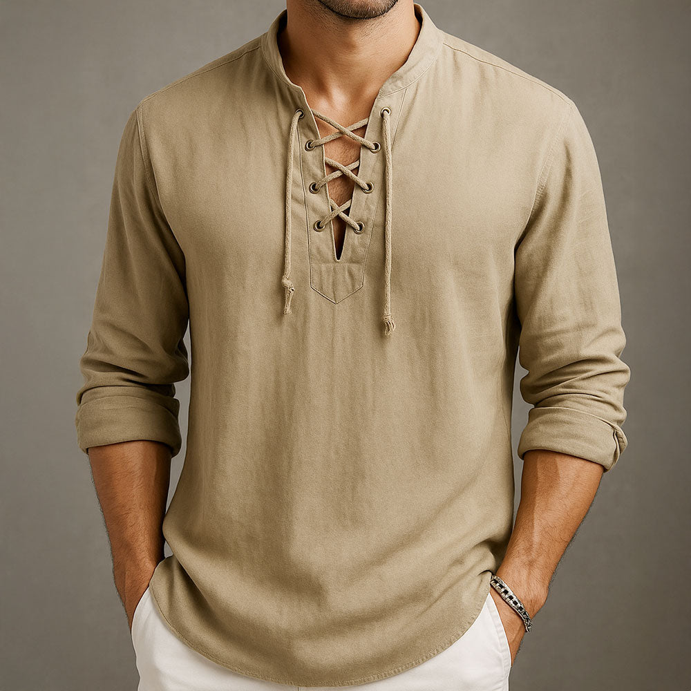 Valhalla Linen Vibe Heren Shirt – Linnen, Lichtgewicht & Stijlvol