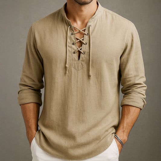 Valhalla Linen Vibe Heren Shirt – Linnen, Lichtgewicht & Stijlvol