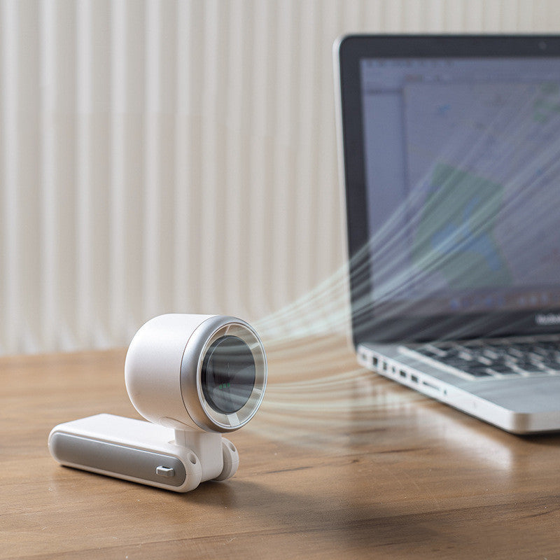 Draagbare Opvouwbare Mini Ventilator – 180° Kantelbaar – Krachtige Turbo – Stil – USB-C Oplaadbaar