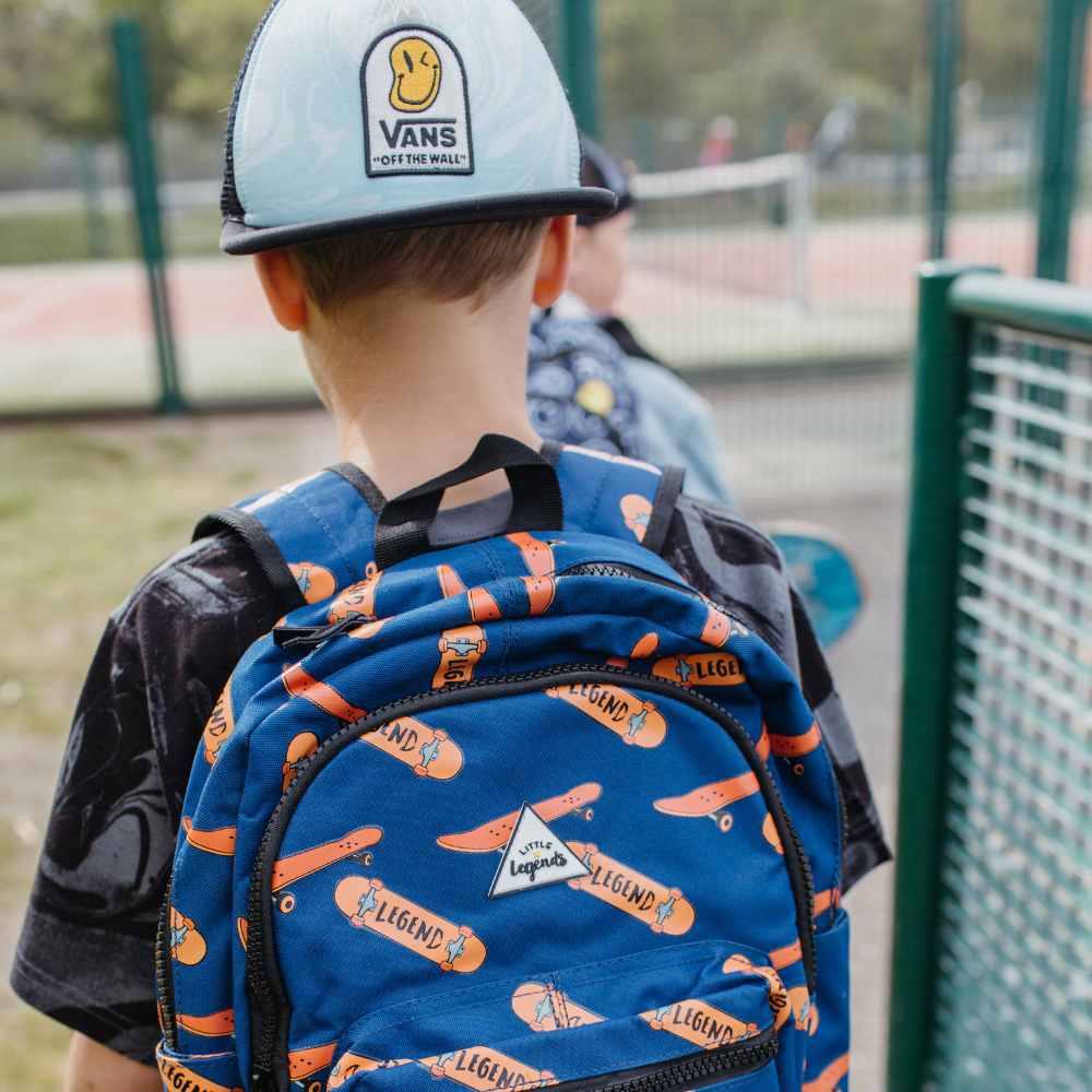 Kinderrugzak Skateboard – Rugzak voor Jongens en Meiden – Compact en Stoer voor School en Vrije Tijd