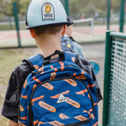 Kinderrugzak Skateboard – Rugzak voor Jongens en Meiden – Compact en Stoer voor School en Vrije Tijd