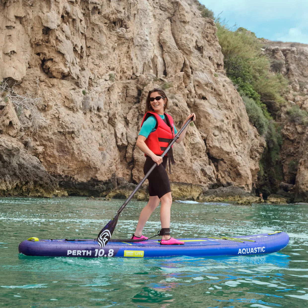Opblaasbare Aquastic Perth 10’8” All-round SUP – incl. accessoires – 145 kg draagvermogen