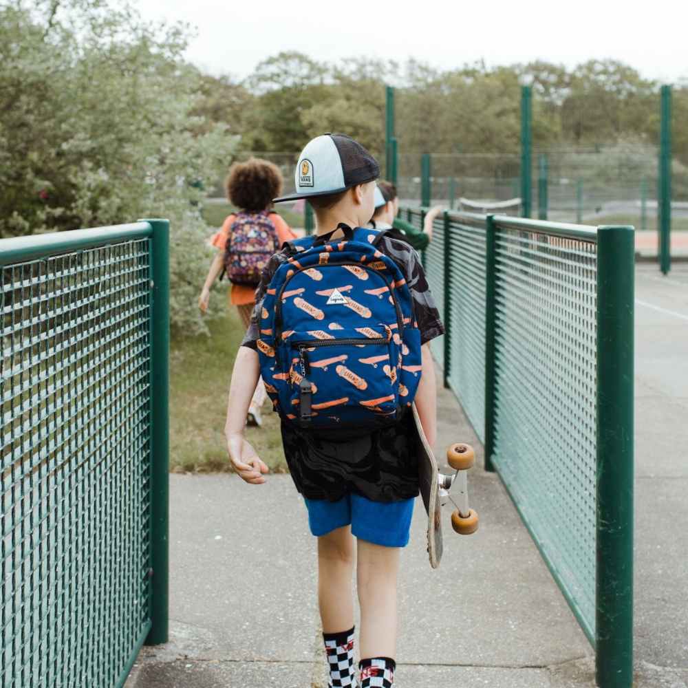 Kinderrugzak Skateboard – Rugzak voor Jongens en Meiden – Compact en Stoer voor School en Vrije Tijd
