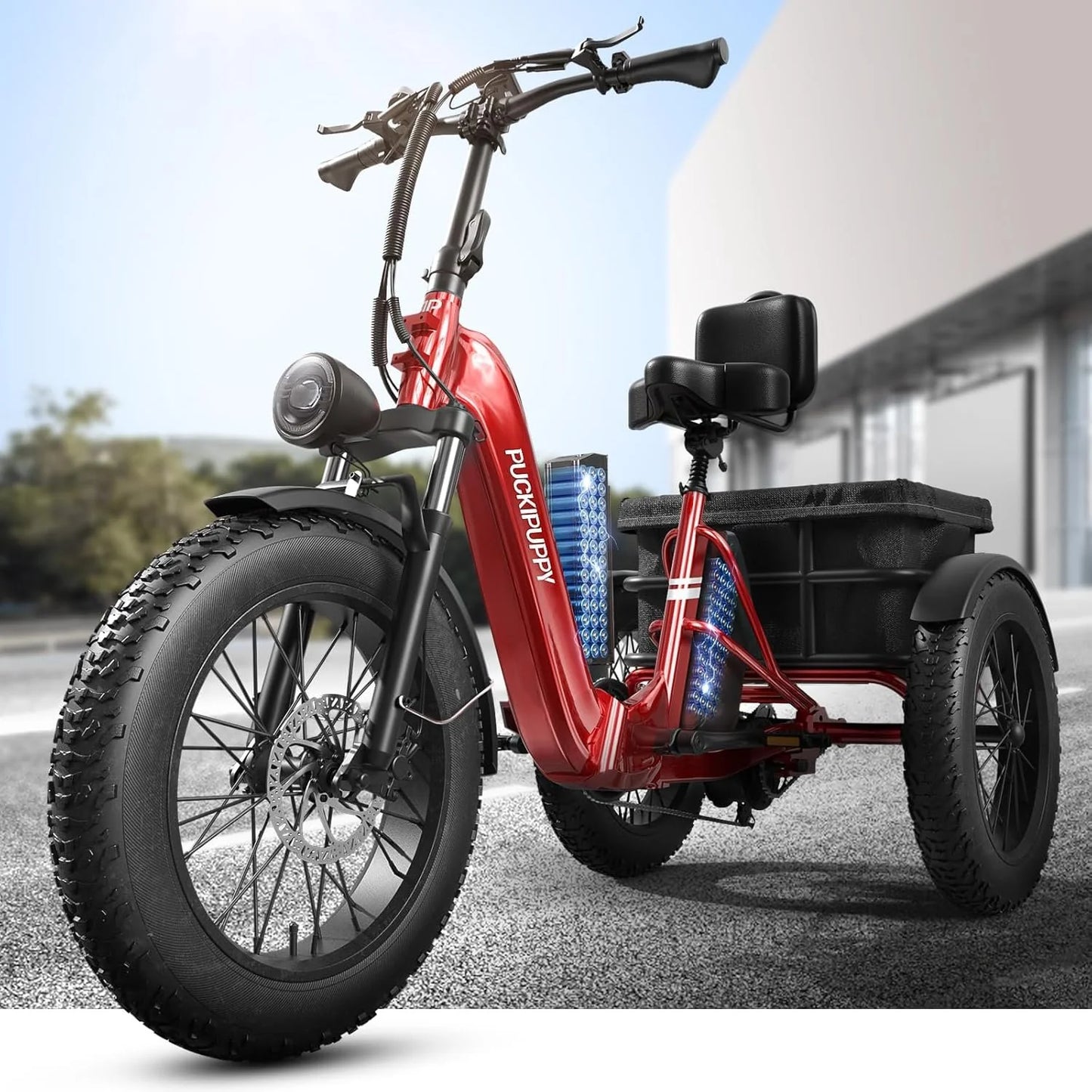 PUCKIPUPPY Electric Tricycle