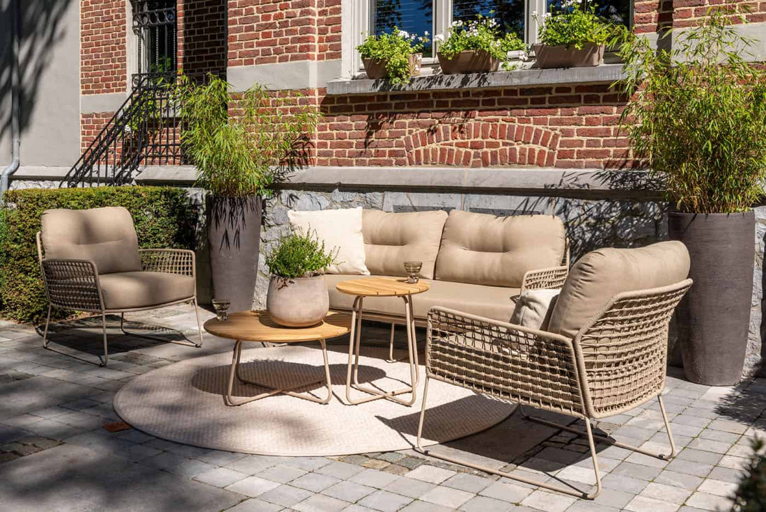 Albano Loungeset met Verdi Salontafels – Luxe Loungeset voor Tuin of Terras
