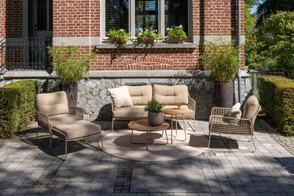 Albano Loungeset met Verdi Salontafels – Luxe Loungeset voor Tuin of Terras