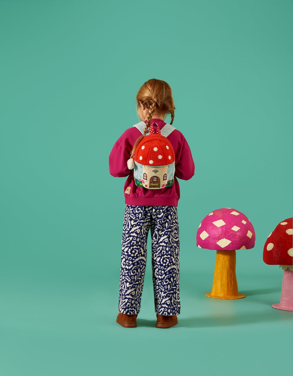 Mushroom Rugzak – Kinderrugzak voor Meisjes – Kleurrijk en Praktisch voor School en Dagjes Uit