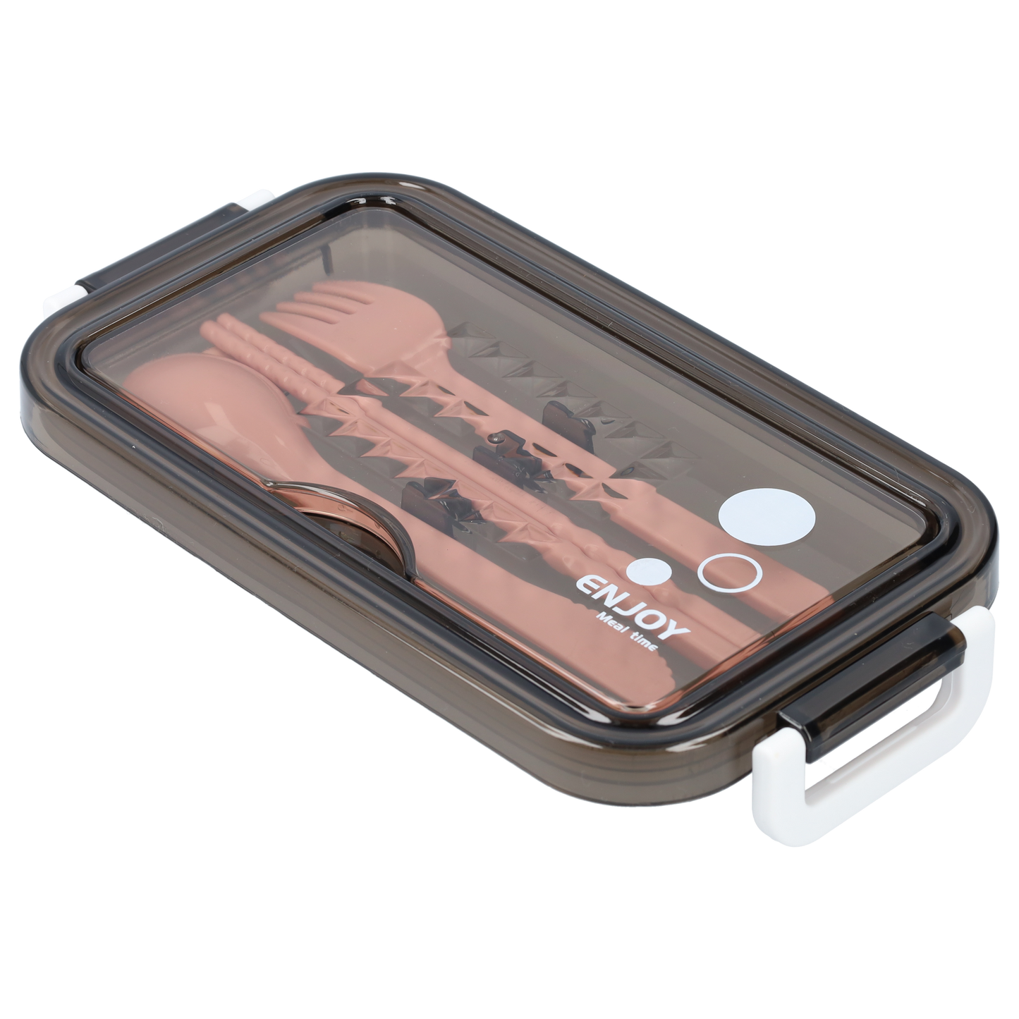 Luxe Lunchbox met Soepkom – Bento Lunchbox met Vakjes, Bestek en Luchtdichte Deksel – Roze, BPA-vrij en Lekvrij