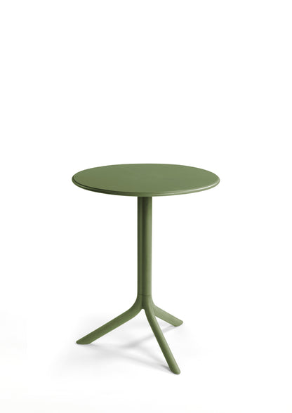 Ronde Diningtafel Spritz – Agave Groen – Ø60 cm – Verstelbare Hoogte, Weerbestendig