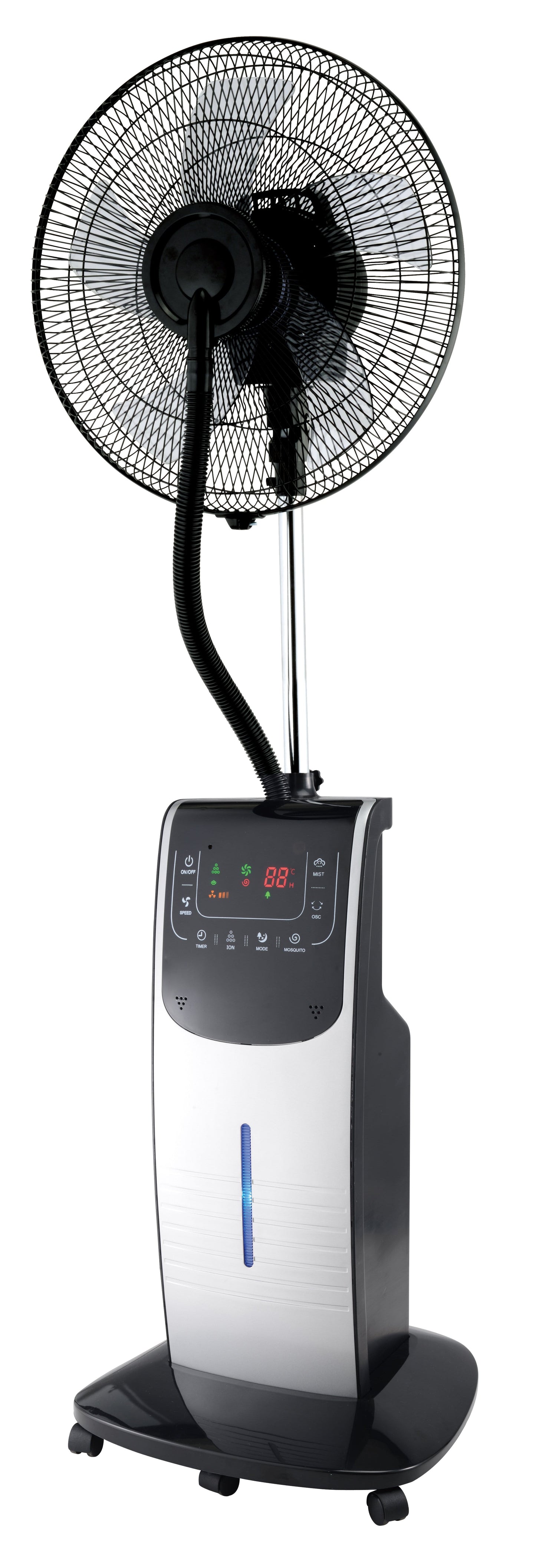 Mist Silver Staande Ventilator – 16” – AC Motor – Modern Design