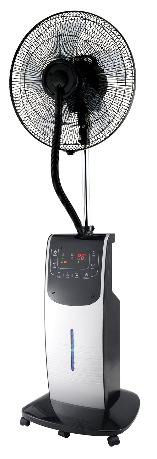 Mist Silver Staande Ventilator – 16” – AC Motor – Modern Design