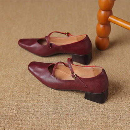 Scarpe con Tacco in Vera Pelle - Eleganza Classica con un Tocco Moderno