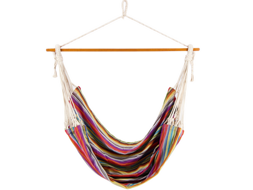 Hangstoel Oaxaca – Groot Formaat – 100% Katoen – Kleurrijk en Comfortabel