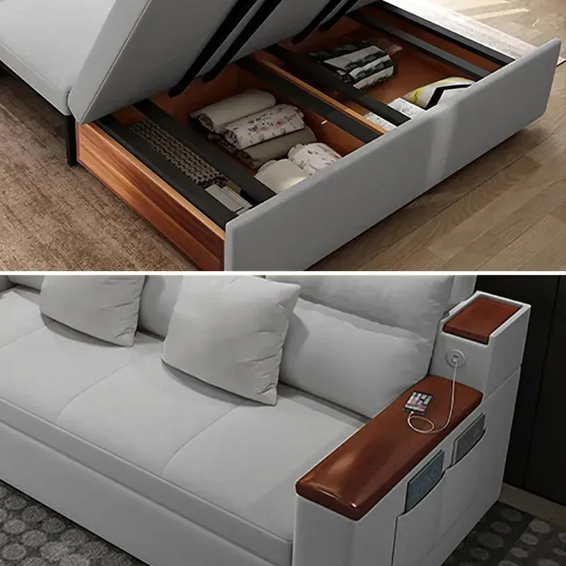 Canapé-lit pliant moderne multifonction en tissu – Confort, gain d’espace et design élégant