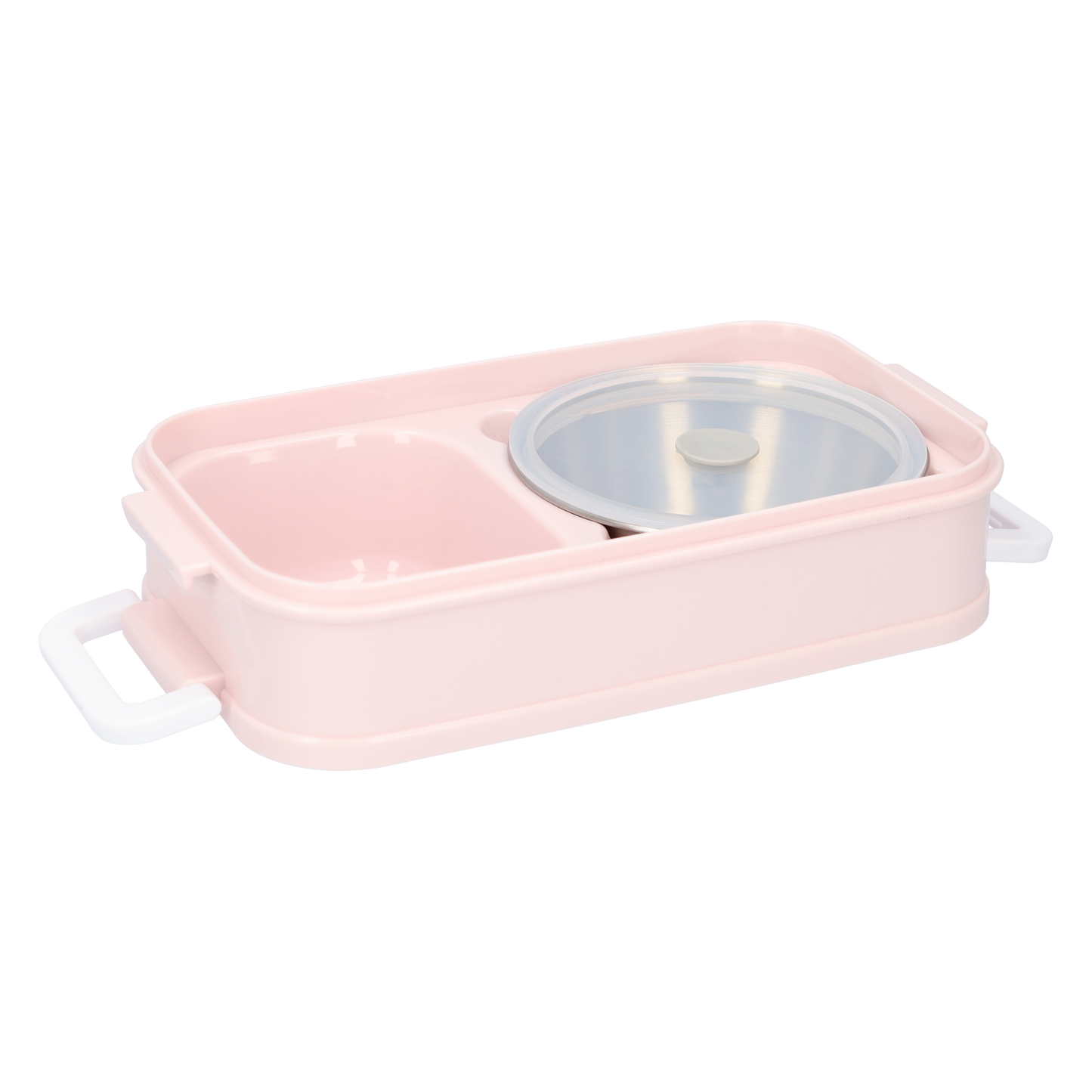 Luxe Lunchbox met Soepkom – Bento Lunchbox met Vakjes, Bestek en Luchtdichte Deksel – Roze, BPA-vrij en Lekvrij