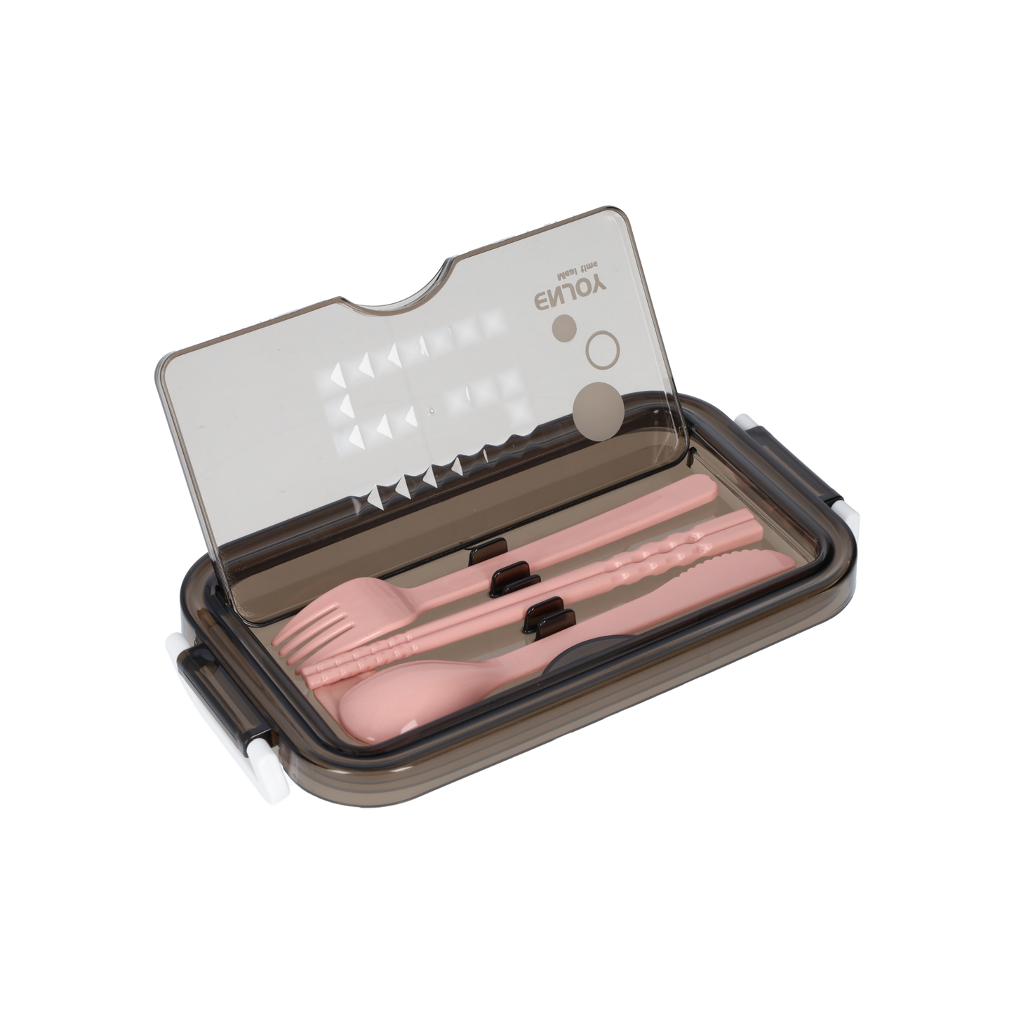 Luxe Lunchbox met Soepkom – Bento Lunchbox met Vakjes, Bestek en Luchtdichte Deksel – Roze, BPA-vrij en Lekvrij