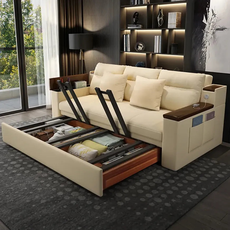 Canapé-lit pliant moderne multifonction en tissu – Confort, gain d’espace et design élégant