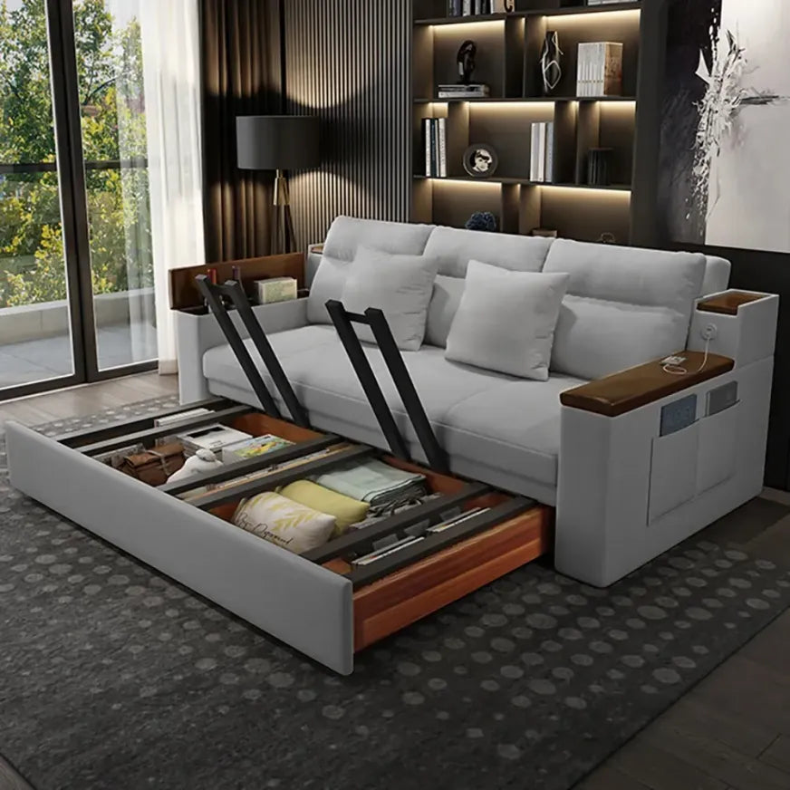 Canapé-lit pliant moderne multifonction en tissu – Confort, gain d’espace et design élégant