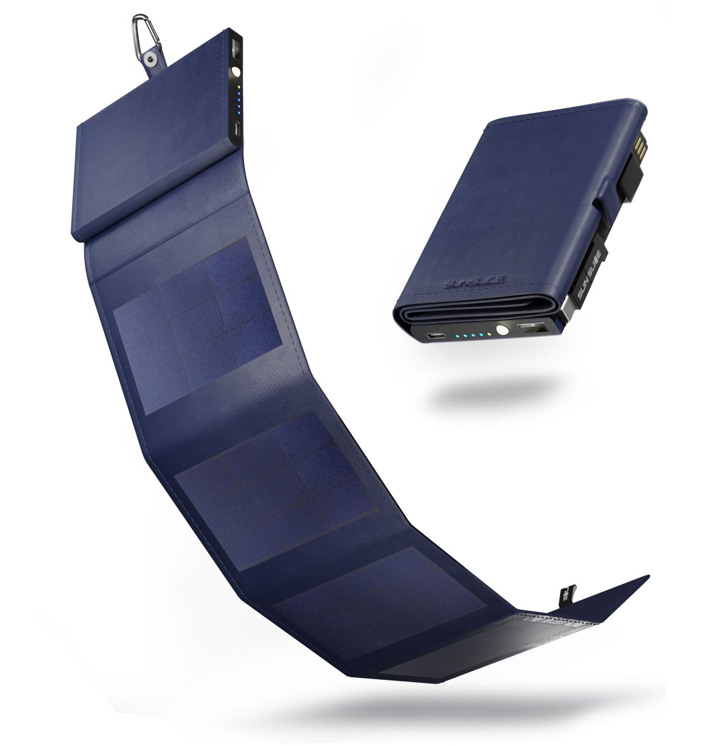 Ultra-Compacte Draagbare Zonne-Energie Powerbank – Opvouwbaar, Lichtgewicht en Universeel Opladen