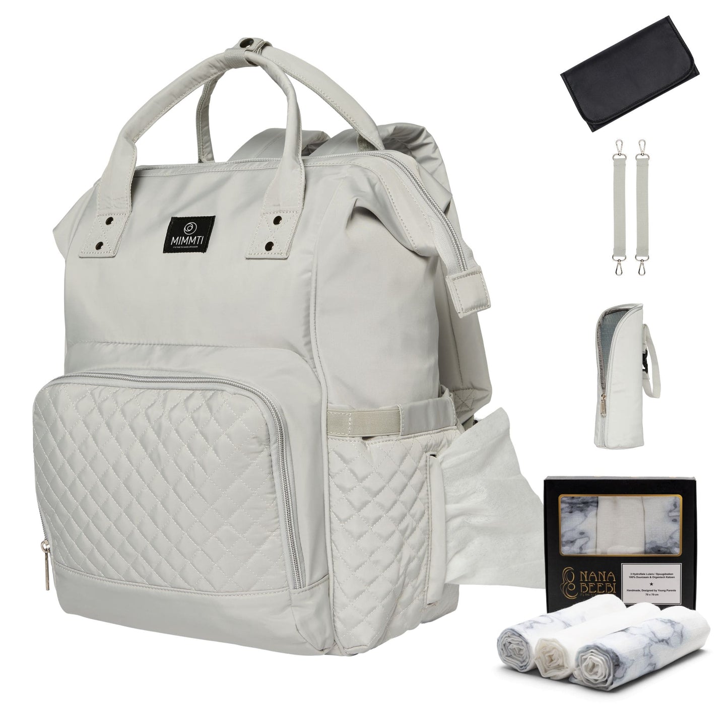 Hydrofiele Luiers – 3-Pack – Zachte en Ademende Babydoeken – Multifunctioneel Gebruik