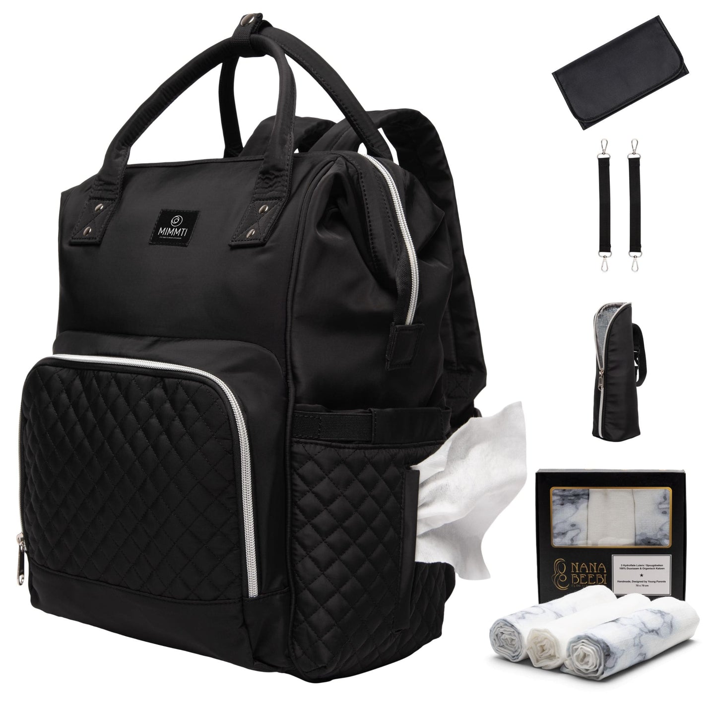 Hydrofiele Luiers – 3-Pack – Zachte en Ademende Babydoeken – Multifunctioneel Gebruik