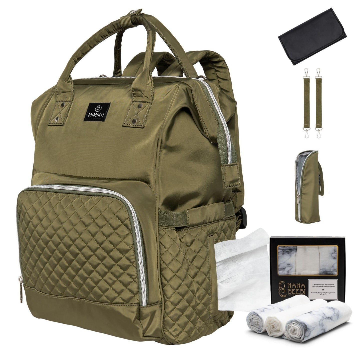 Hydrofiele Luiers – 3-Pack – Zachte en Ademende Babydoeken – Multifunctioneel Gebruik