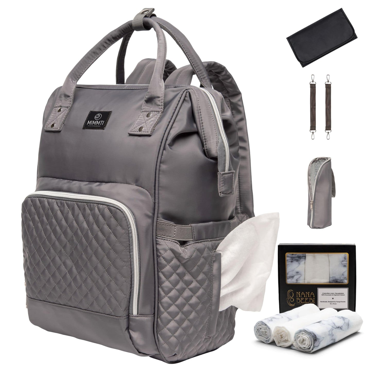 Hydrofiele Luiers – 3-Pack – Zachte en Ademende Babydoeken – Multifunctioneel Gebruik