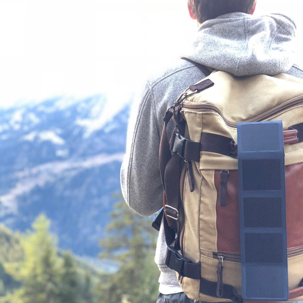 Ultra-Compacte Draagbare Zonne-Energie Powerbank – Opvouwbaar, Lichtgewicht en Universeel Opladen